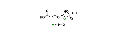 Carboxy-PEGn-phosphonic acid